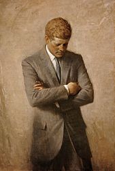 Potret anumerta John F. Kennedy