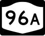 New York State Route 96A marker