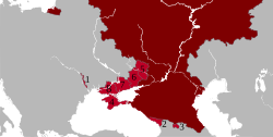 Territoires occupés par la Russie depuis la chute de l'Union soviétique