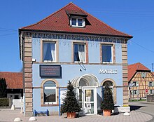 Ang Town Hall sa Burnhaupt-Le-Bas