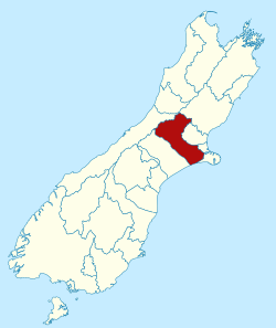 Selwyn district in the South Island