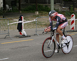 Nick Gates tijdens de Ronde van Romandië 2007.