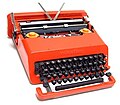 La fameuse portative Valentine d'Ettore Sottsass pour Olivetti en 1969.