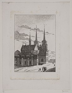 H.J. Hammer: Roskilde domkirke, før 1882