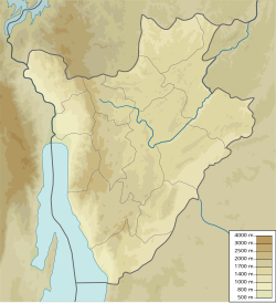 Gitega is located in Burundi