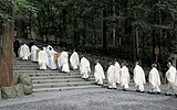 神御衣祭の参進（内宮正宮）