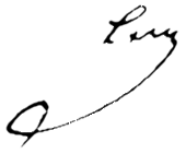 Signature de Jakob Lenz