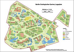 Lageplan des Zoos