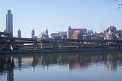 The Albany skyline. The Corning Tower is on the far left.