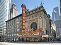 Image 111The Chicago Theatre, a former cinema restored as a live performance venue (photo by Daniel Schwen) (from Portal:Theatre/Additional featured pictures)