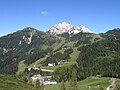 Vom Nassfeldpass auf den Gartnerkofel.