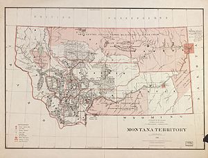 Территория Монтана в 1879 году