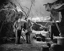 Frank Borzage et Harry Oliver sur le plateau de L'Heure suprême