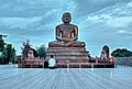 13 ft. 6 inches high single stone statue of Lord Mahavira at Ahinsa Sthal, New Delhi