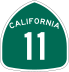 State Route 11 marker