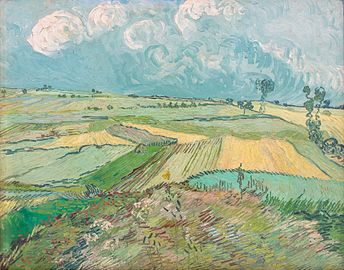 Campos de trigo después de la lluvia (The Plain of Auvers) , 1890, óleo sobre lienzo, Vincent van Gogh