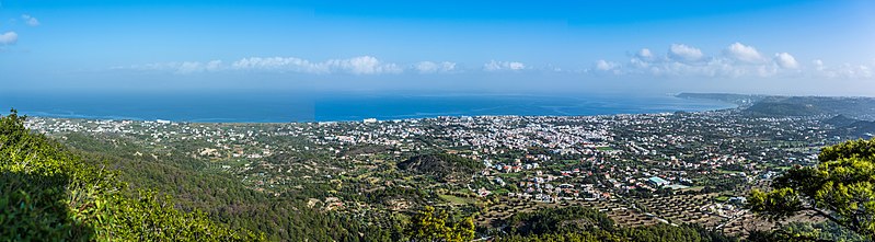 Panorama över Rhodos 2017