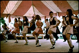 Dancing at Oktoberfest in Helen, 1975