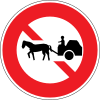 No animal-drawn carts