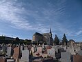 L'église vue du cimetière.