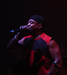 Chuck D performing in Zagreb in 2006