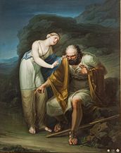 Edipo y Antigona by José Ribelles (circa 1800)