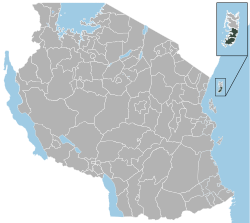 Location in Tanzania