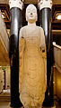 The Amitābha Buddha from Hancui on display in the museum's stairwell, China, 6th century AD