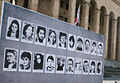 Image 44Photos of the April 9, 1989 Massacre victims (mostly young women) on billboard in Tbilisi (from History of Georgia (country))