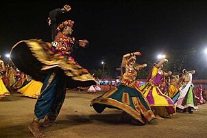 Garba during Navaratri in Ahmedabad