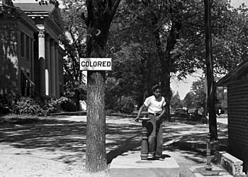 Segregated drinking fountain