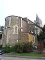 chevet de l'église de Lentilly