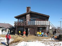 Hütte auf dem Tonodake