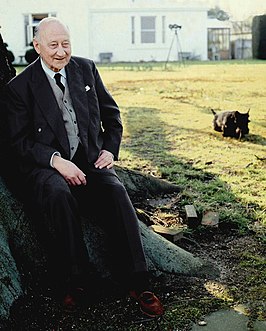 Sir Felix Aylmer in 1973.