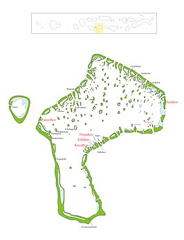 Kaart van Bodufushifinholu