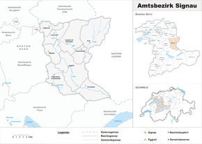 Karte von Amtsbezirk Signau