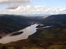 Yukonfloden nær Dawson City