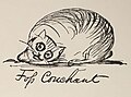 Foss couchant by Edward Lear