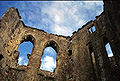 View from inside Old Wardour Castle.