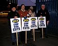 Image 54Public and Commercial Services Union members on strike in Manchester 2006.