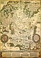 Old settlement of Bistrica (Bistritz), cartographer Lazarus, Tabula Hungariae, 1528