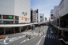 町田駅前の街並み（原町田6丁目）