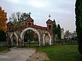 Cemetery gate