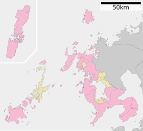 前島 (長崎県時津町)の位置（長崎県内）