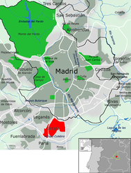 Getafe – Mappa