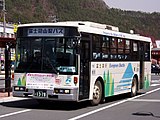 大型CNGバス「エバーグリーンシャトル」F7652