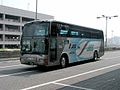 大橋時代は貸切転用車で運行、日本エアシステムのラッピング装飾が施されていた(O192)