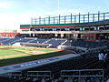 Home plate and right field seating