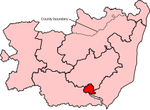 Location of Ipswich Constituency in Suffolk following the 2023 Boundary Review