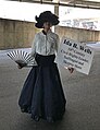 Lord dressed as Ida B. Wells at Dragon Con in 2018